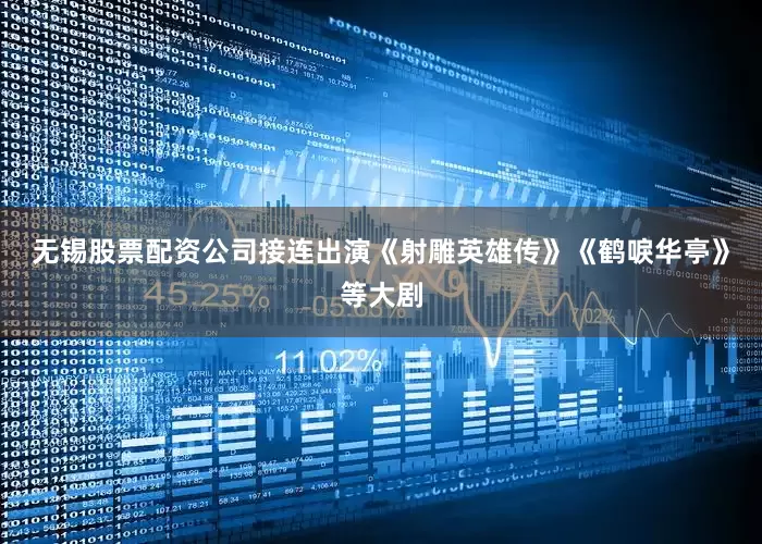 无锡股票配资公司接连出演《射雕英雄传》《鹤唳华亭》等大剧